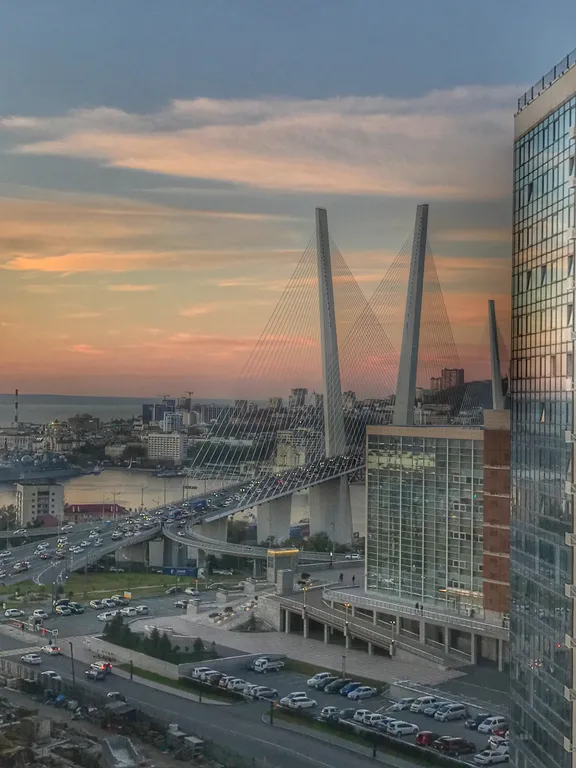 Квартира с невероятным видом из окна на Золотой Мост и бухту Золотой Рог