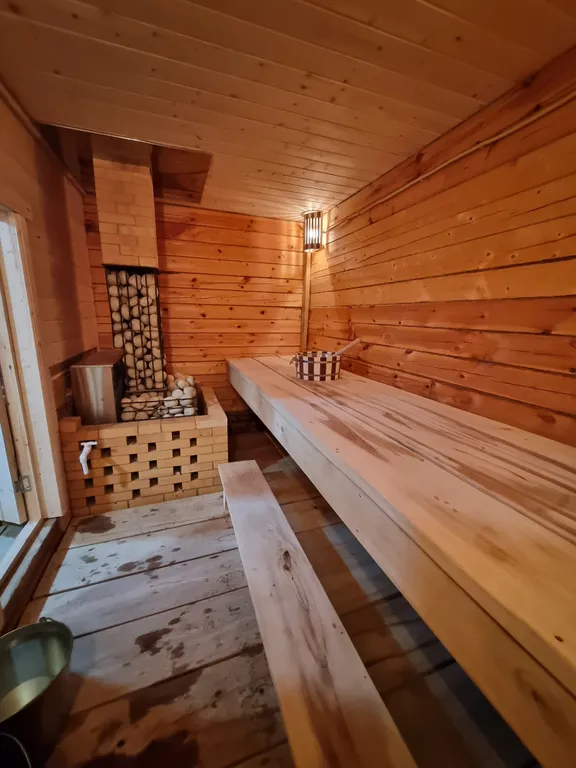 Дом, баня на дровах, Сибирский Чан