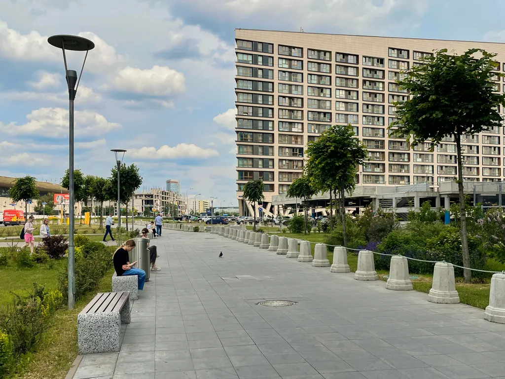 Квартира Улучшенные Loft видовые апартаменты метро ЦСКА 3 мин — Москва