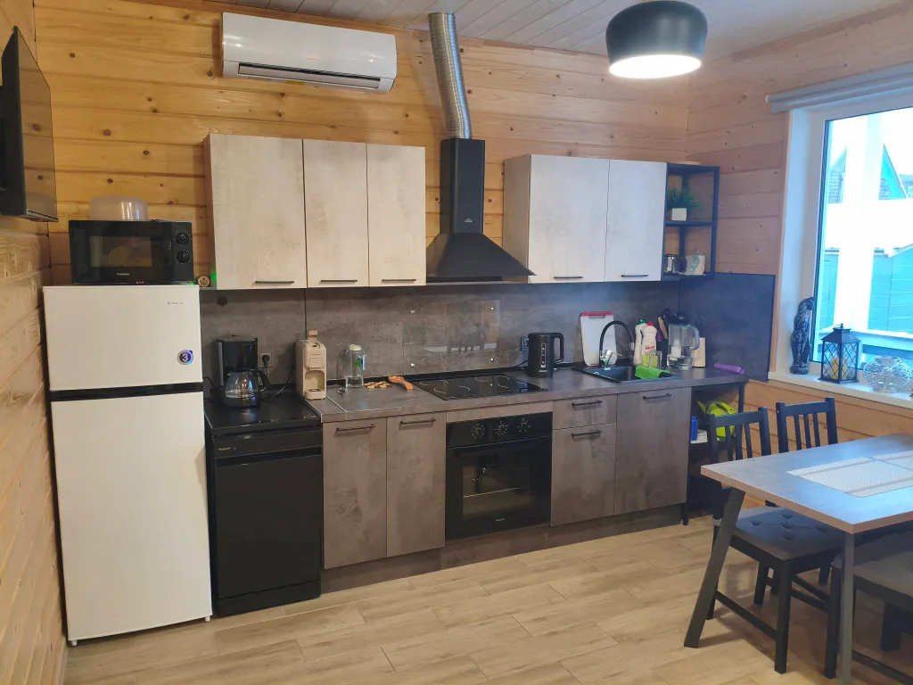 Дом с сауной и барбекю