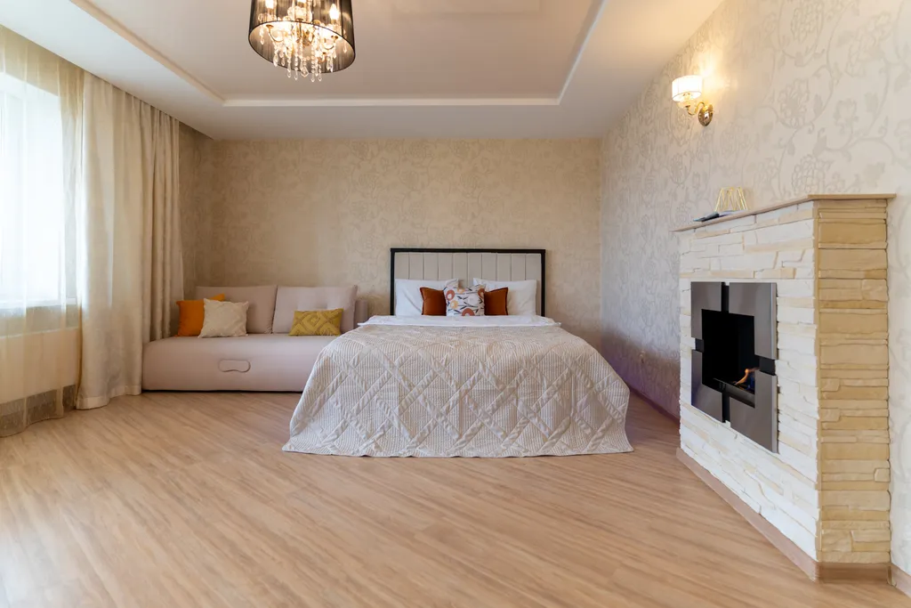 Квартира Дизайнерская двушка с биокамином — аренда посуточно в Екатеринбург