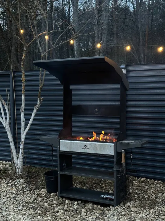 Уютный дом с видом на сосновый лес