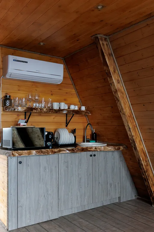 Приморка Глэмпинг - Афрейм с баней