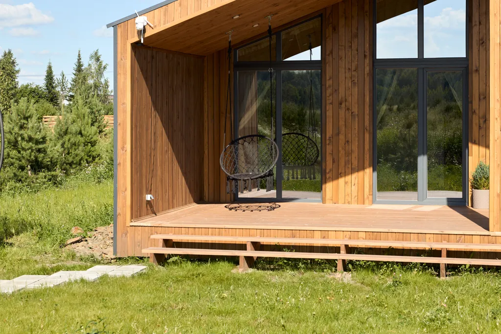 Коттедж с 3 спальнями и чаном