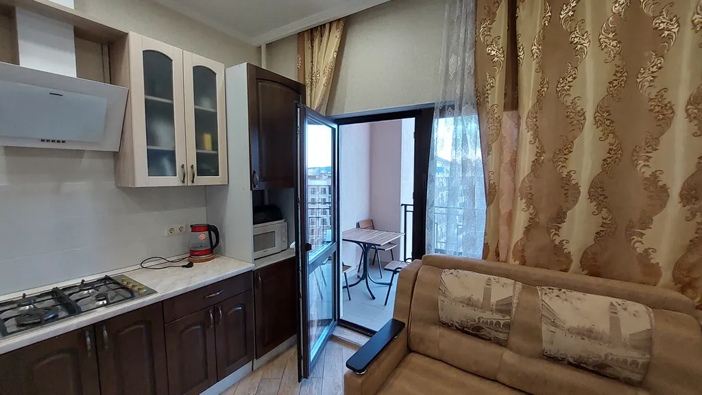 Квартира Уютная квартира с большим балконом и шикарным видом на море — Геленджик