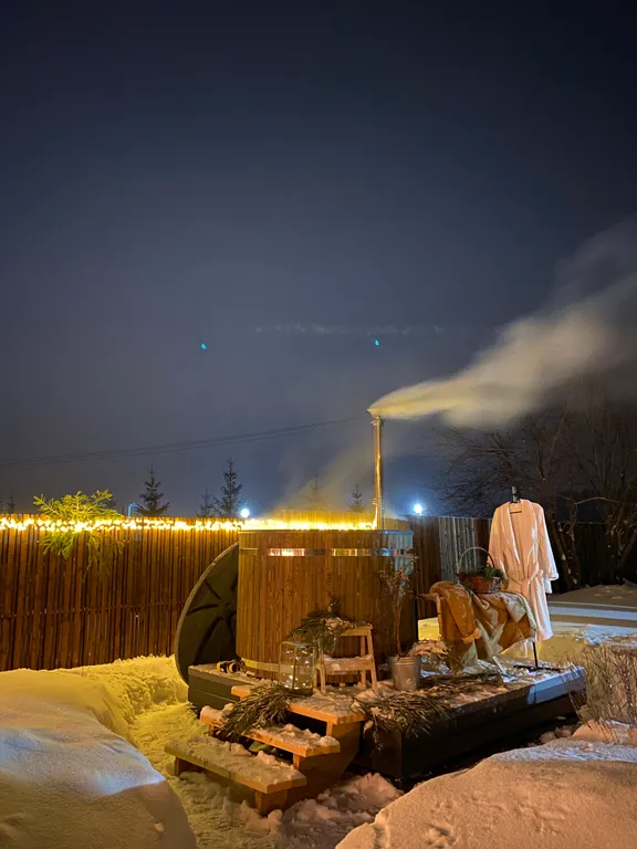 Стильный Дом с фурако Rancho