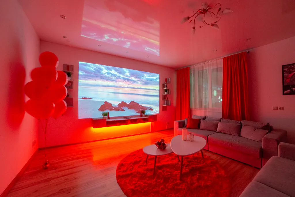 Красная вишня и голубика