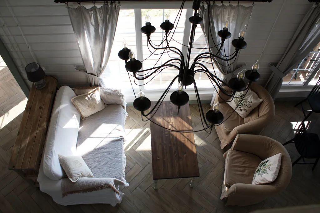 Дом с сауной на берегу реки