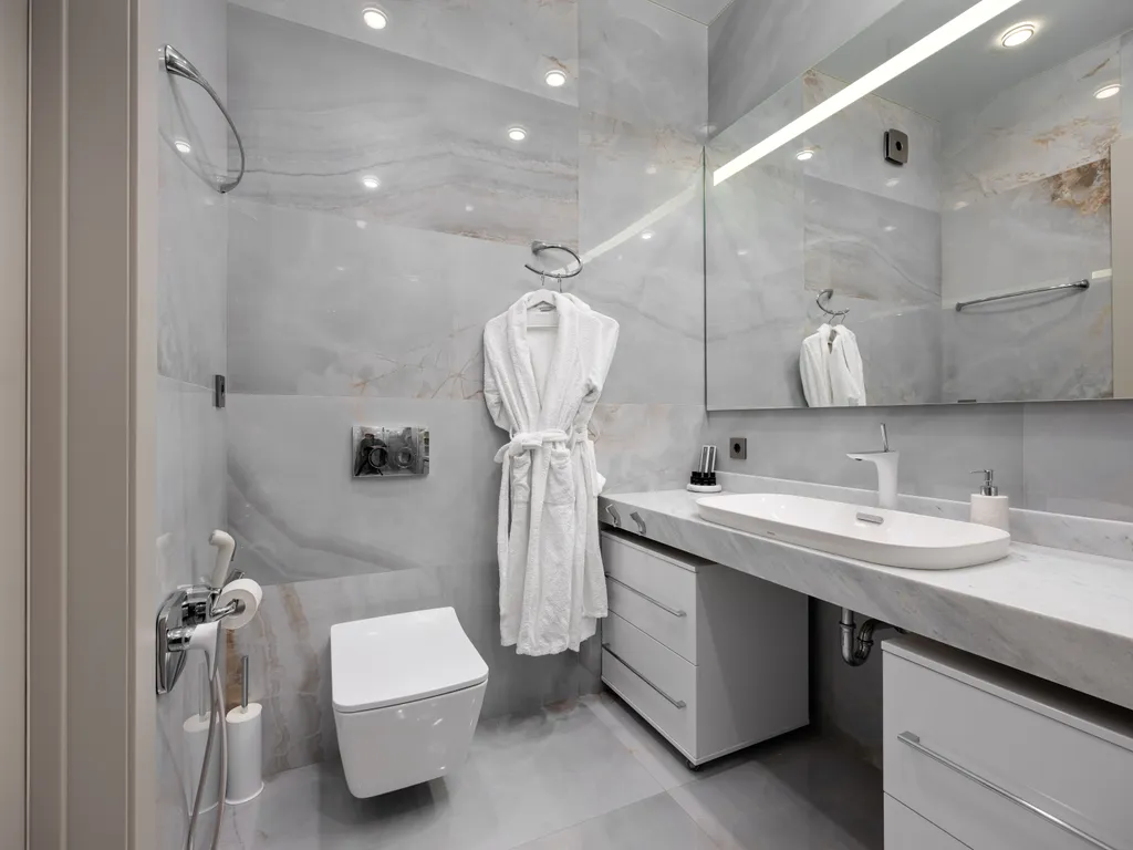 Стильный угловой апартамент в Neva Towers