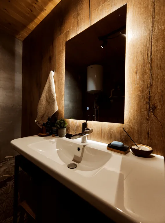 Коттедж Загородный дом со всеми удобствами рядом с речкой и озером — Рябово