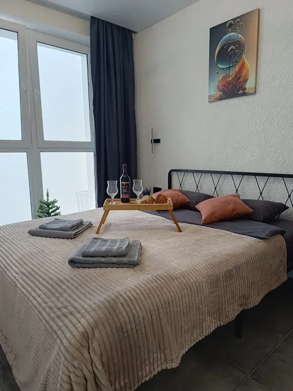 Евро2 лофт на Державинском с видом на восход солнца