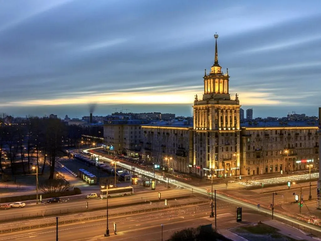 Квартира Квартира Уютная студия у парка Победы — Санкт-Петербург