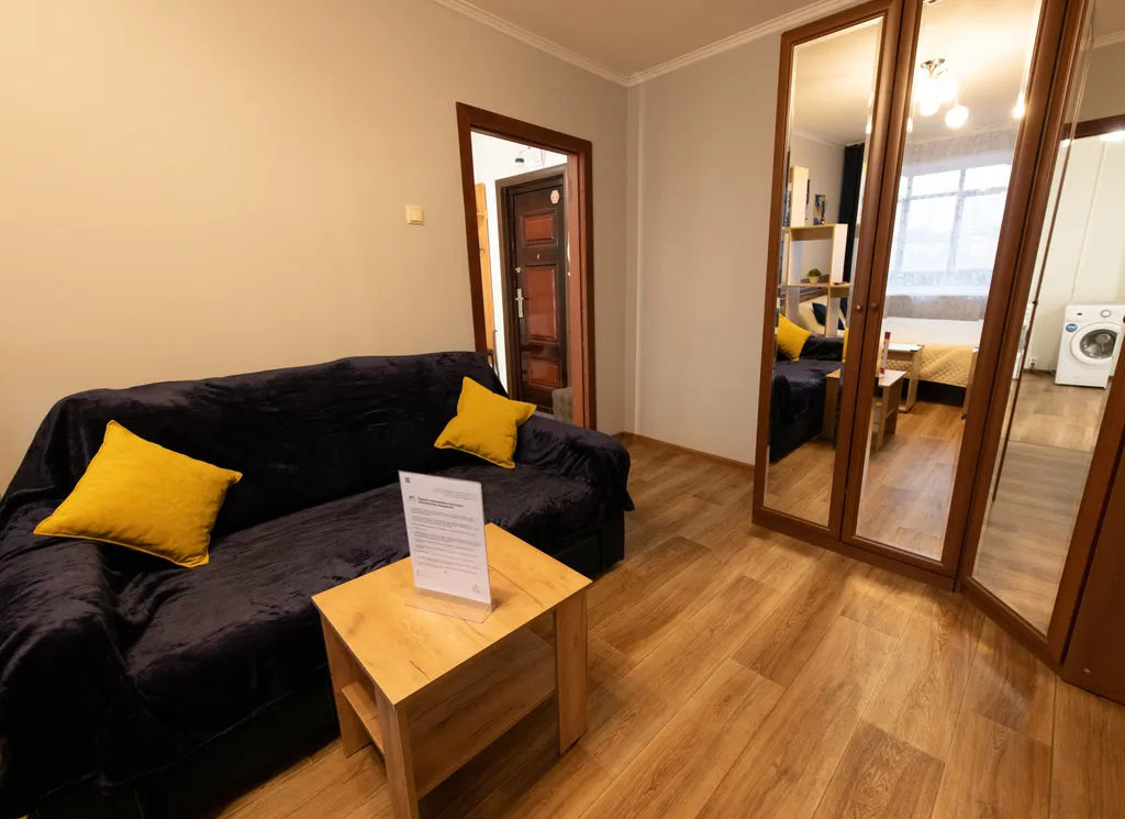 Уютная 1-комнатная квартира в тихом районе, на самом въезде в город