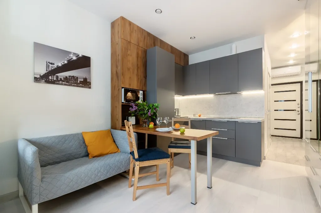 Smart-studio на 23 этаже с видом на Дон