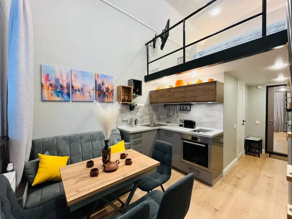 2-уровневая студия для комфортного проживания