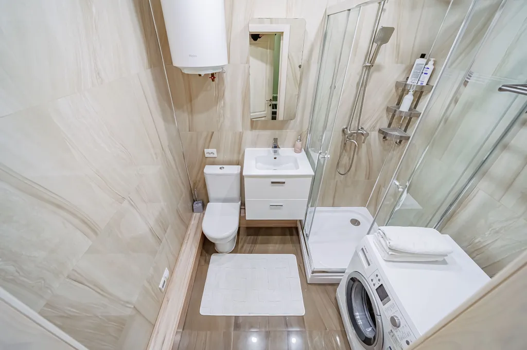 Удобная локация в самом центре у метро с видом на город и арену