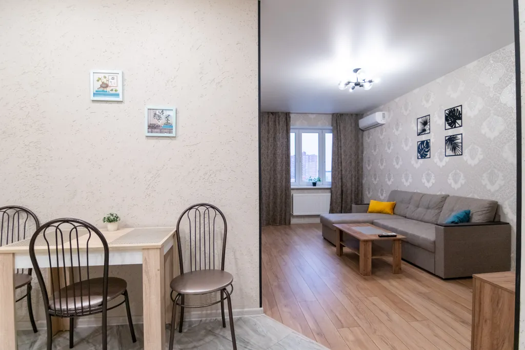 Апартаменты с новым ремонтом на четверых