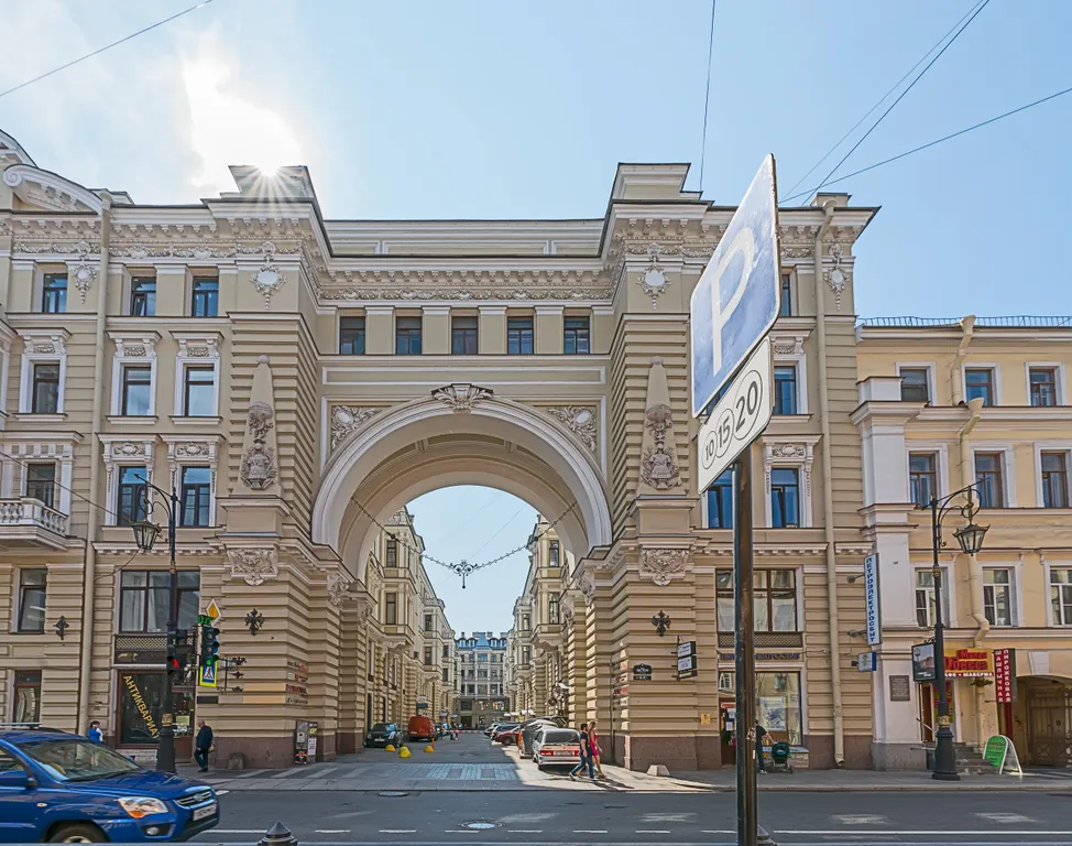 Квартира Квартира Студия с отдельным входом в знаменитом доме — Санкт-Петербург