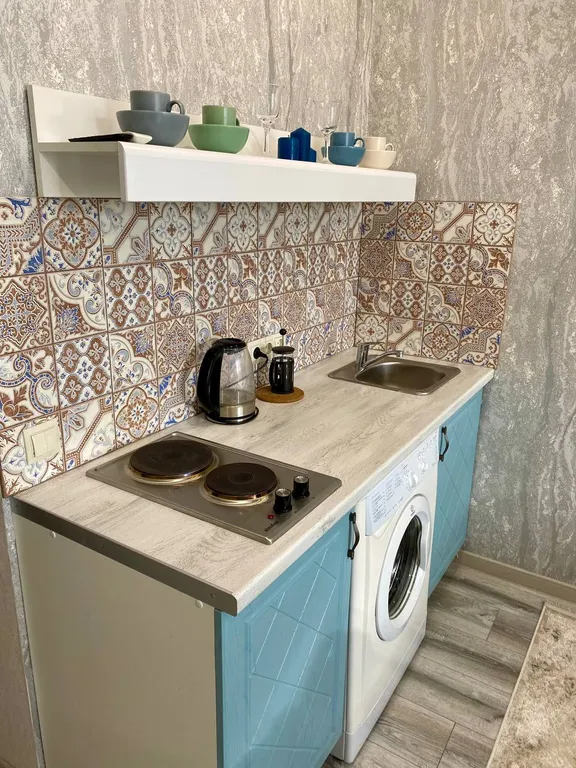 Студия с видом на Эльбрус