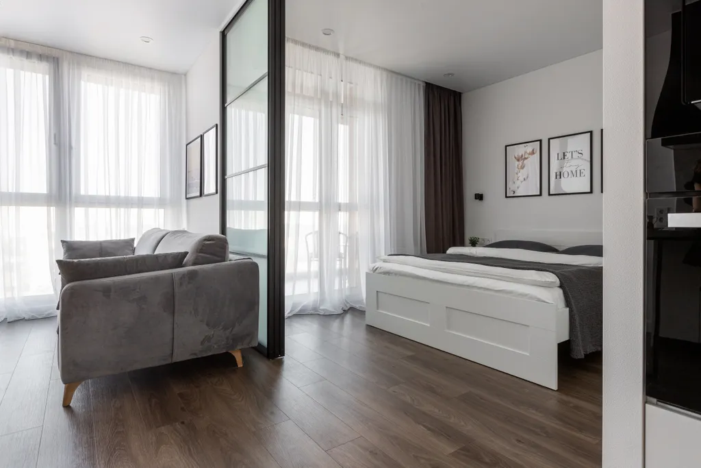 Современный апартамент с видом на Национальную библиотеку