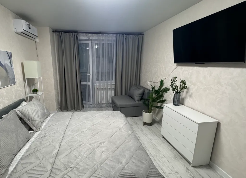 Просторная уютная квартира, 45 м², 3 кровати