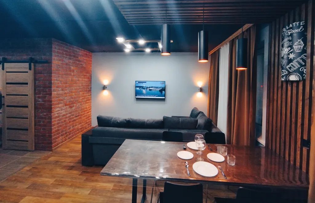 Уютная новая квартира с loft дизайном