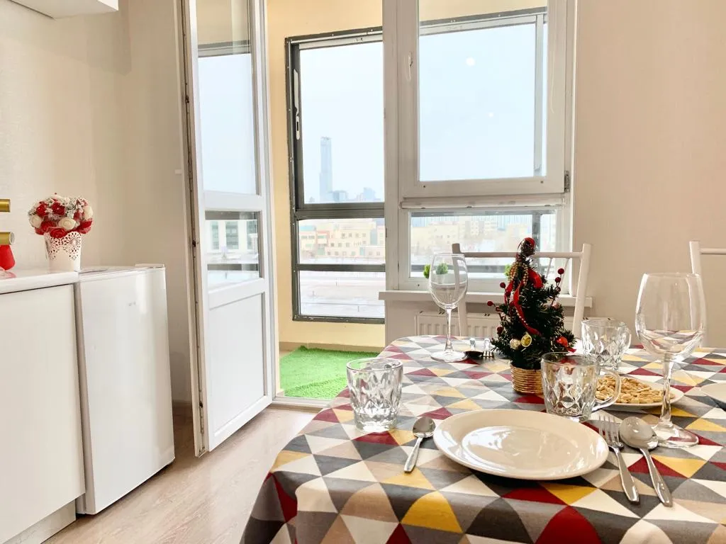 Апартаменты по Туран с видом на город