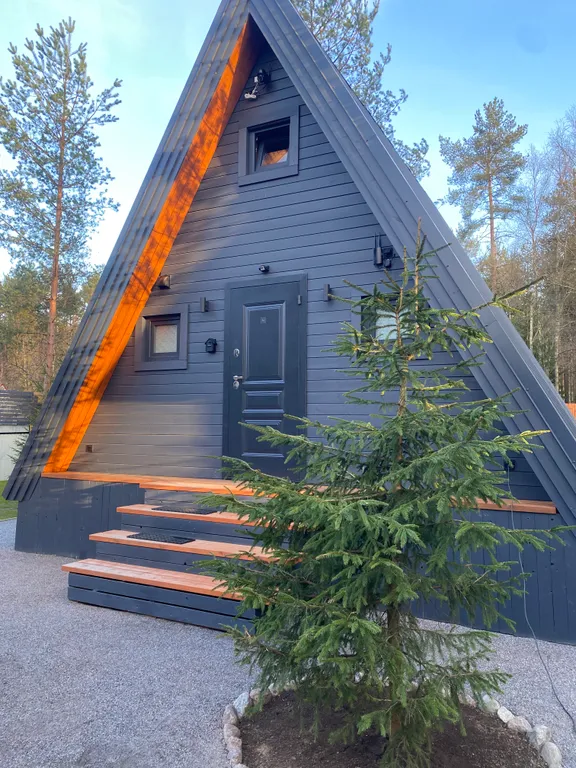 Уютный дом A-frame