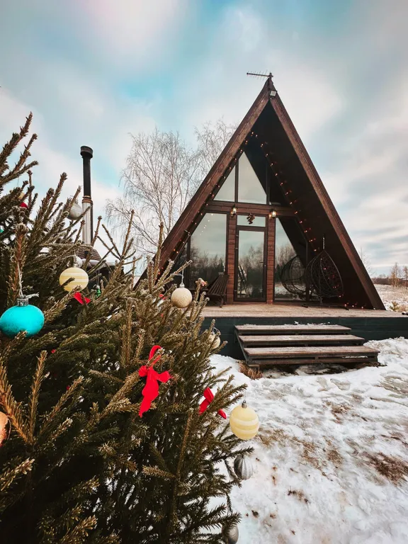 Коттедж Дом с видом на реку — Толстобино