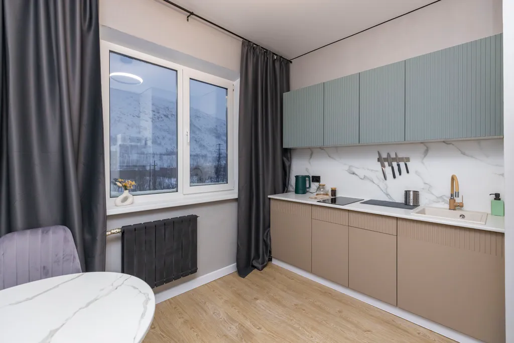 Стильная квартира с прямым видом на горы