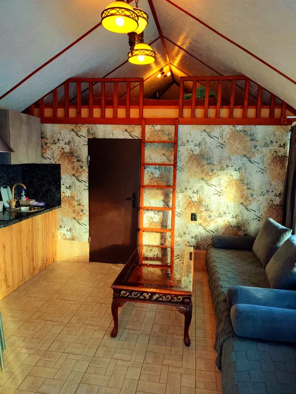 Уютный домик с баней и банным чаном