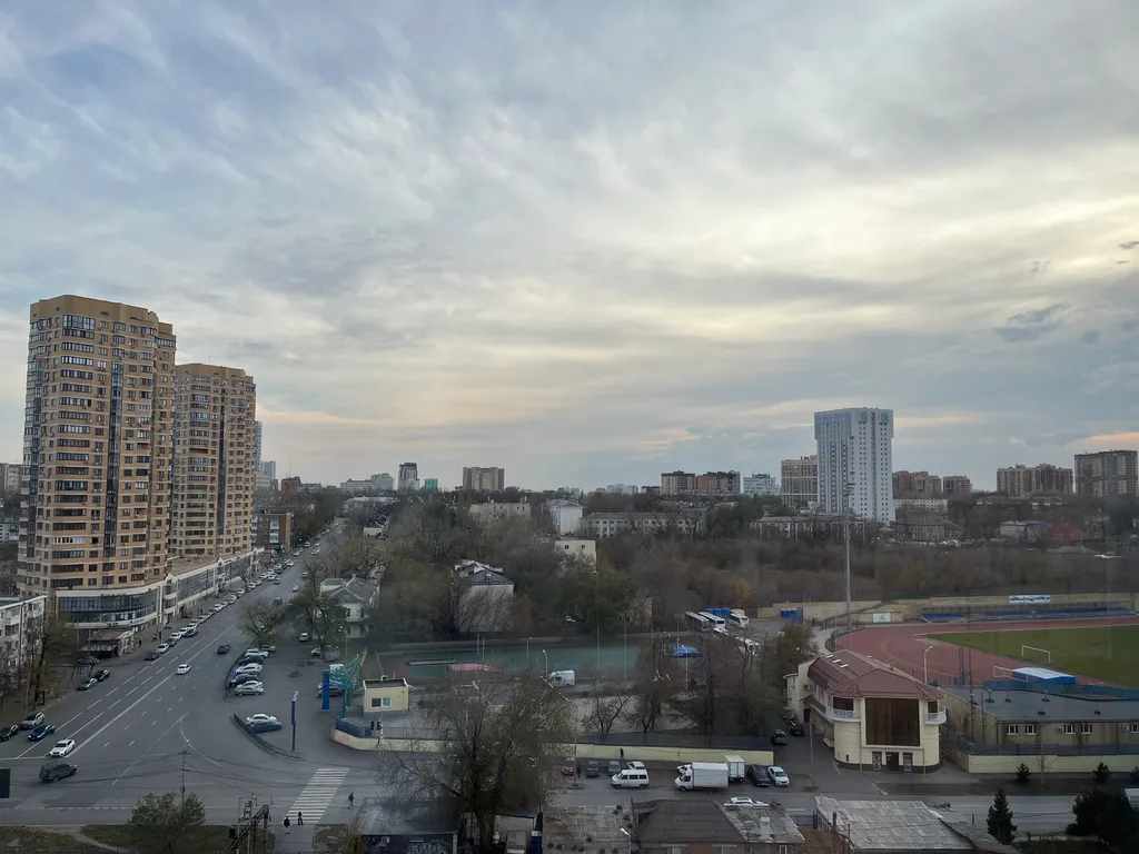 Квартира Квартира Теплая студия с видом на город — Ростов-на-Дону
