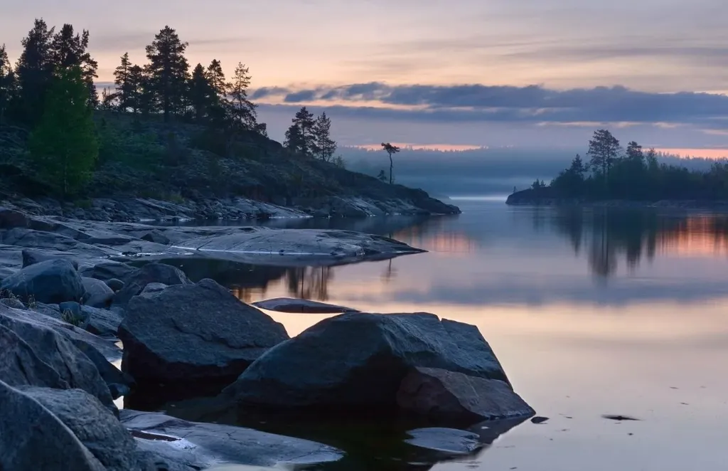 Дом с русской жаркой баней в Карелии