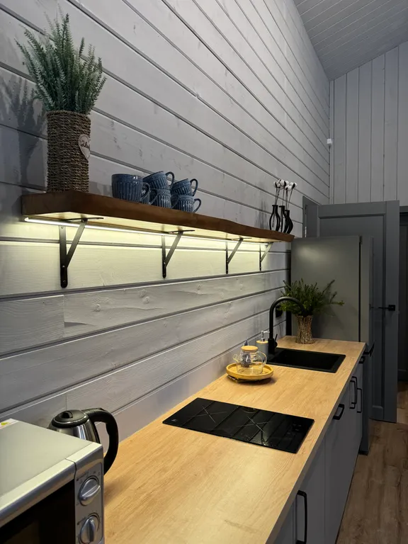 Коттедж Уютный коттедж с сауной и купелью — Бугры