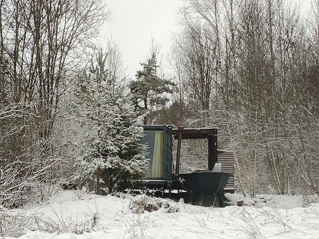 Дом на холме с сибирским чаном