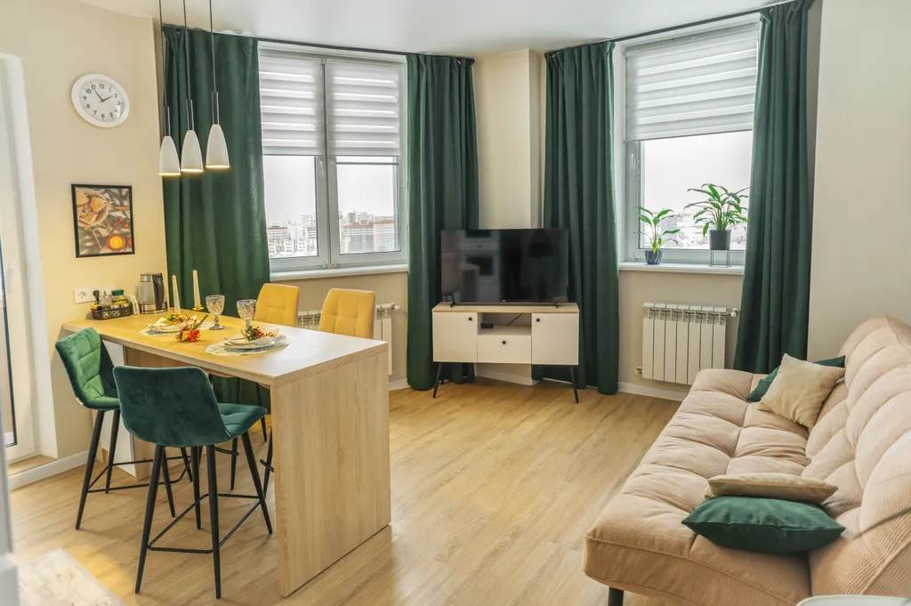 Видное Место в центре с видом на Волгу и стадион Спартак