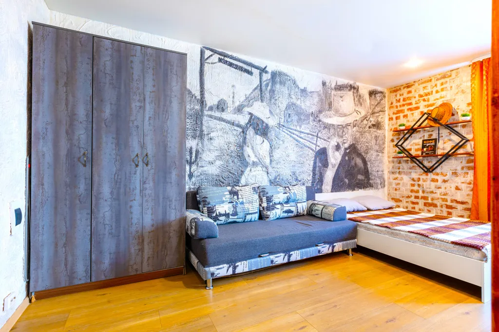 Студия в жк атлантида в ковбойском стиле