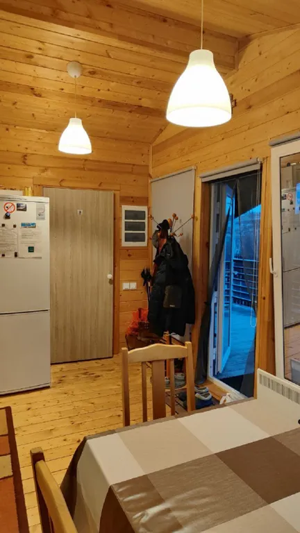 Барнхаус с баней и панорамными окнами