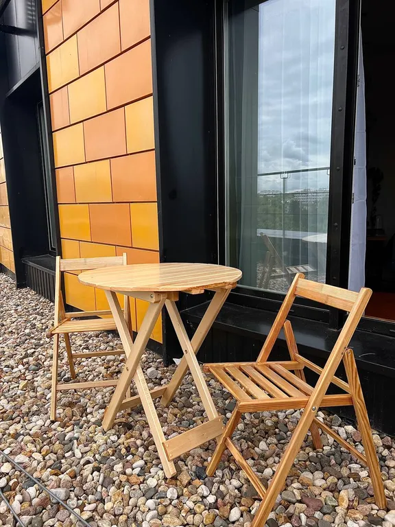 Стильная студия с выходом на кровлю ТЦ Галерея