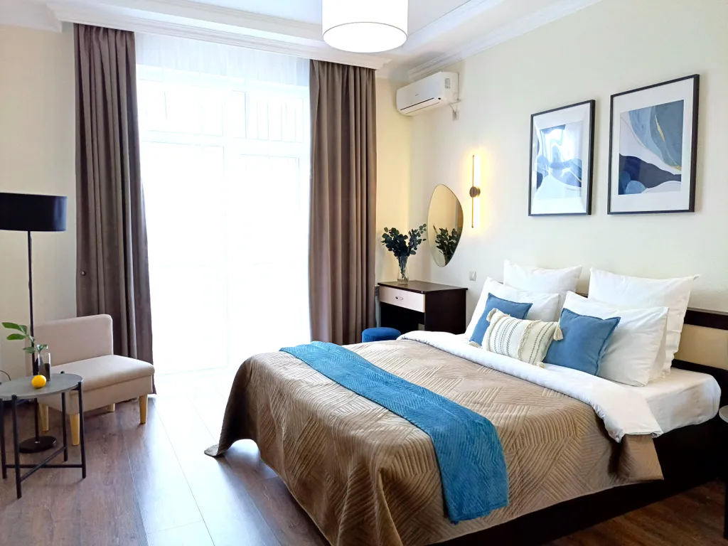 Квартира С видом на море красивая квартира Какао Брауни — Геленджик