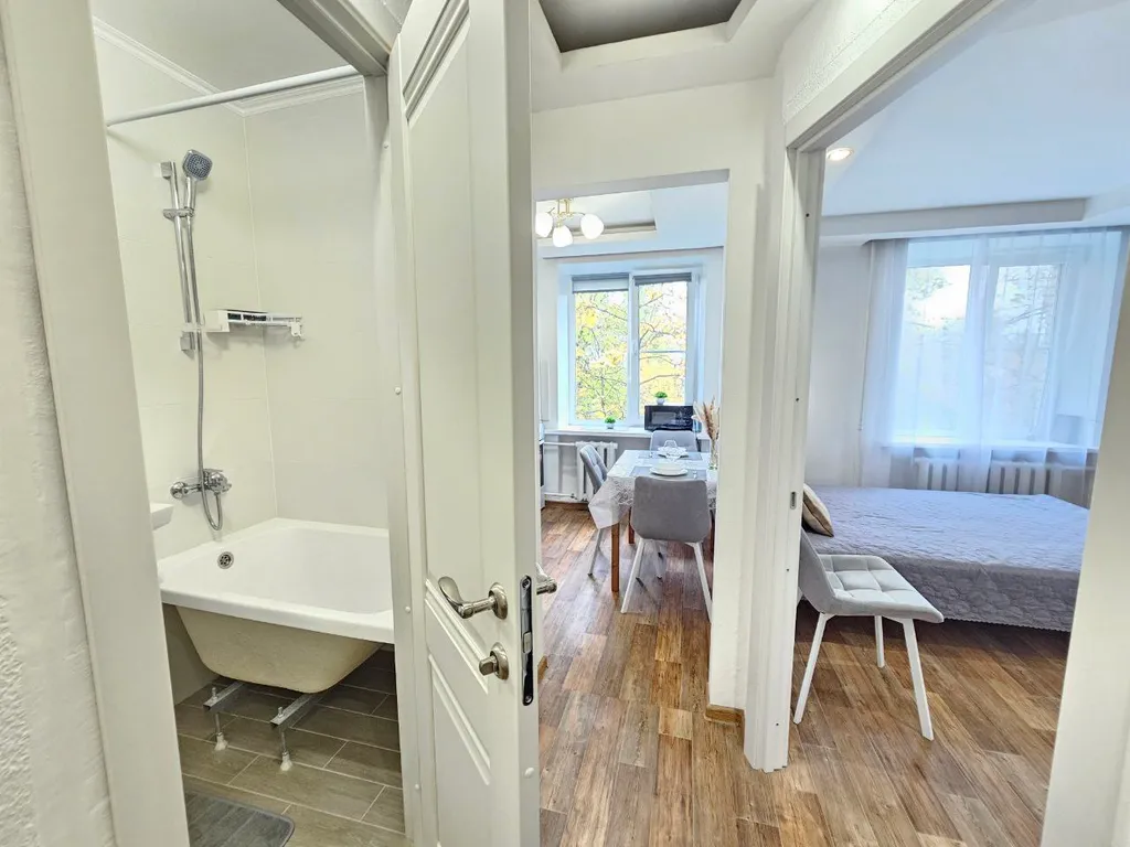 Светлая однокомнатная квартира возле реабилитации