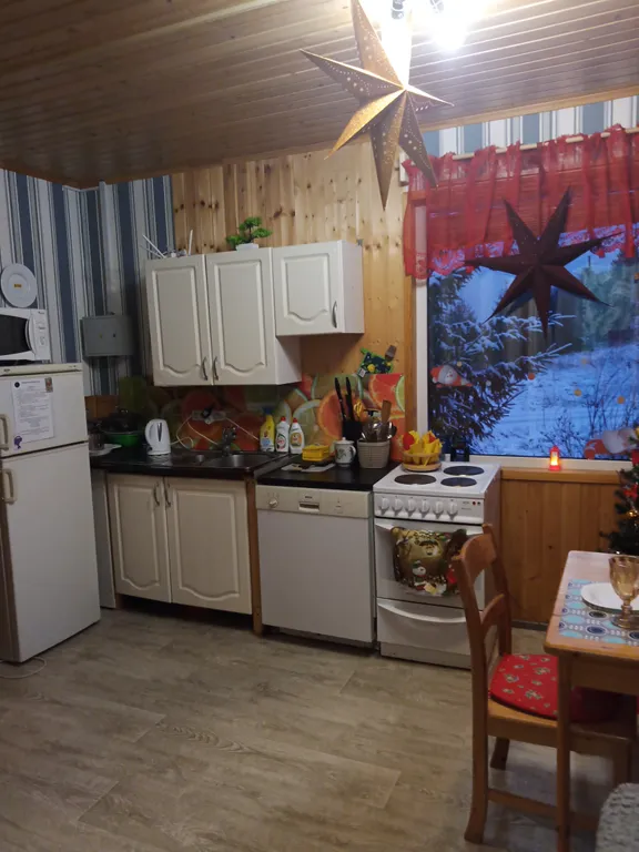 Дом в Карелии с печью-камином и видом на лес