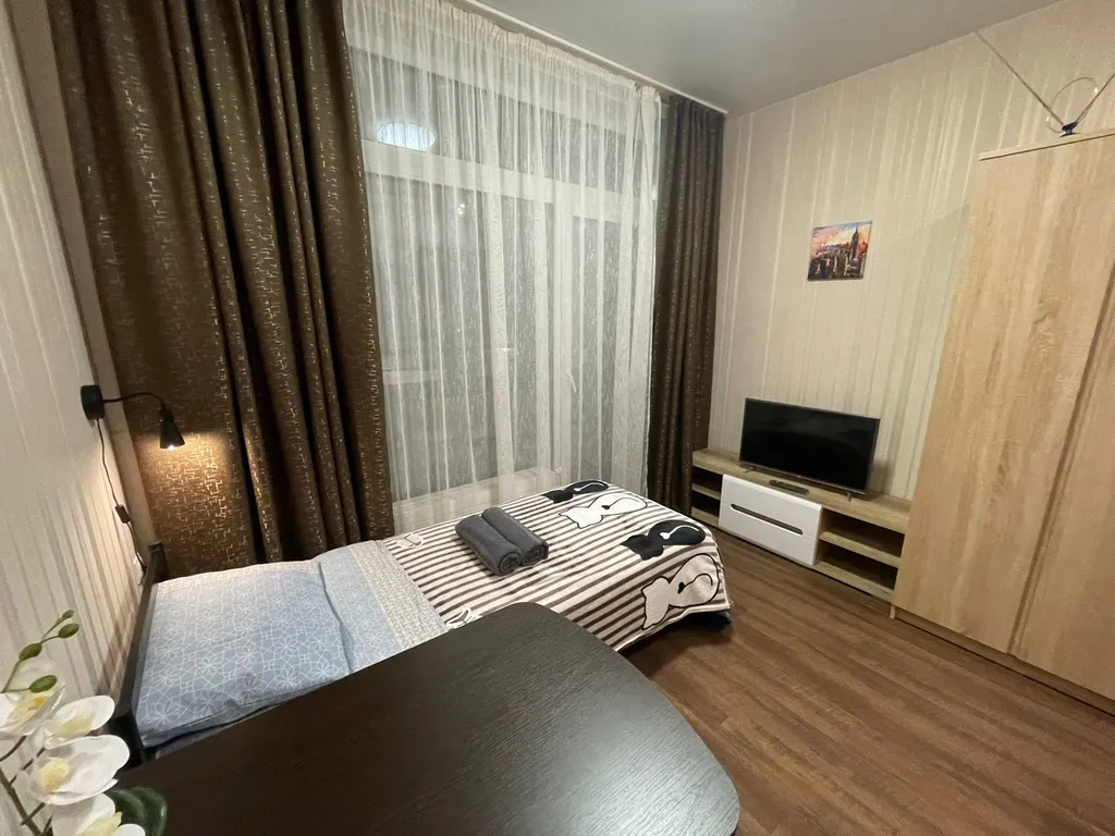 Квартира Квартира Студия с балконом, 2 минуты от метро — Москва