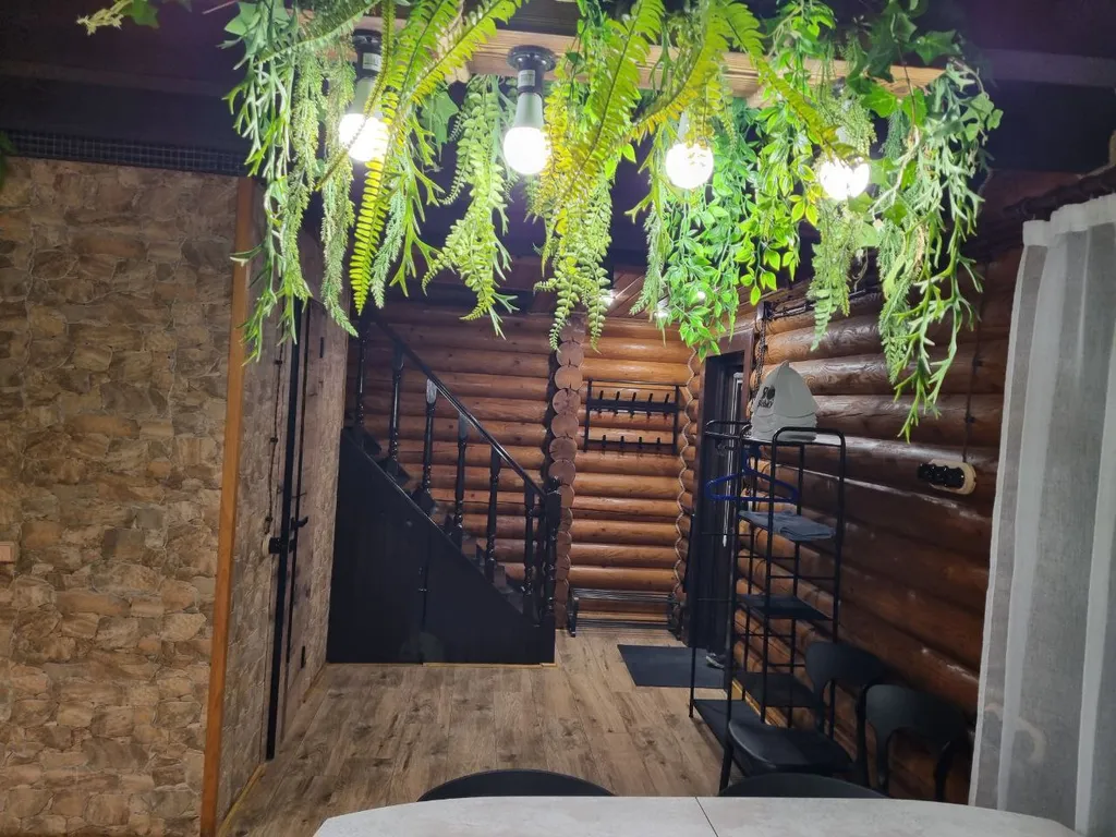 Коттедж с термальным бассейном и баней Green House