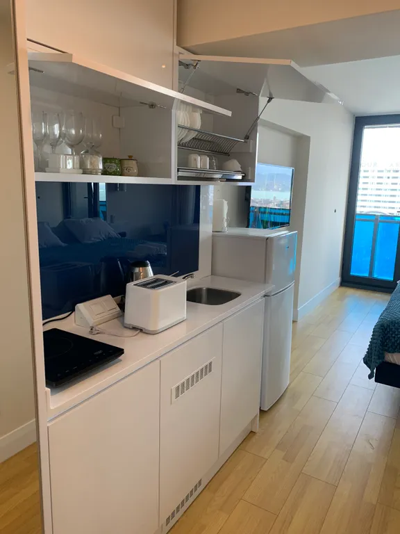 Апартаменты orbi city d1, 39 этаж, с видом на море и старый батуми