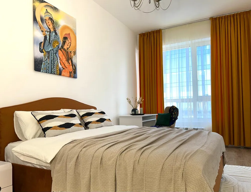 Квартира Атмосферная евродвушка, сияние в центре города — аренда посуточно в Алматы