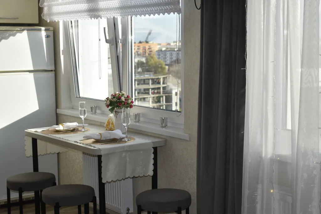 Уютная квартира-студия в центре в новостройке