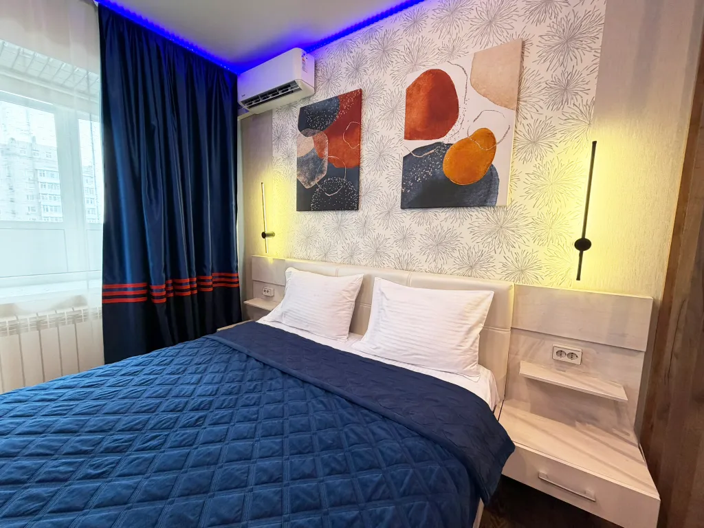 Vip-loft с джакузи, большая 1-комнатная квартира