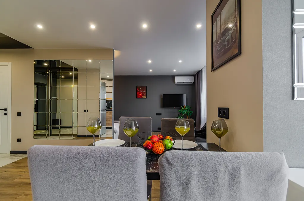 Изящная 1 комнатная квартира с видом на Волгу