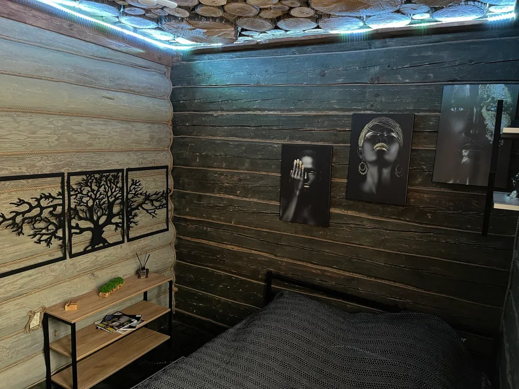 Дизайнерский коттедж из сруба